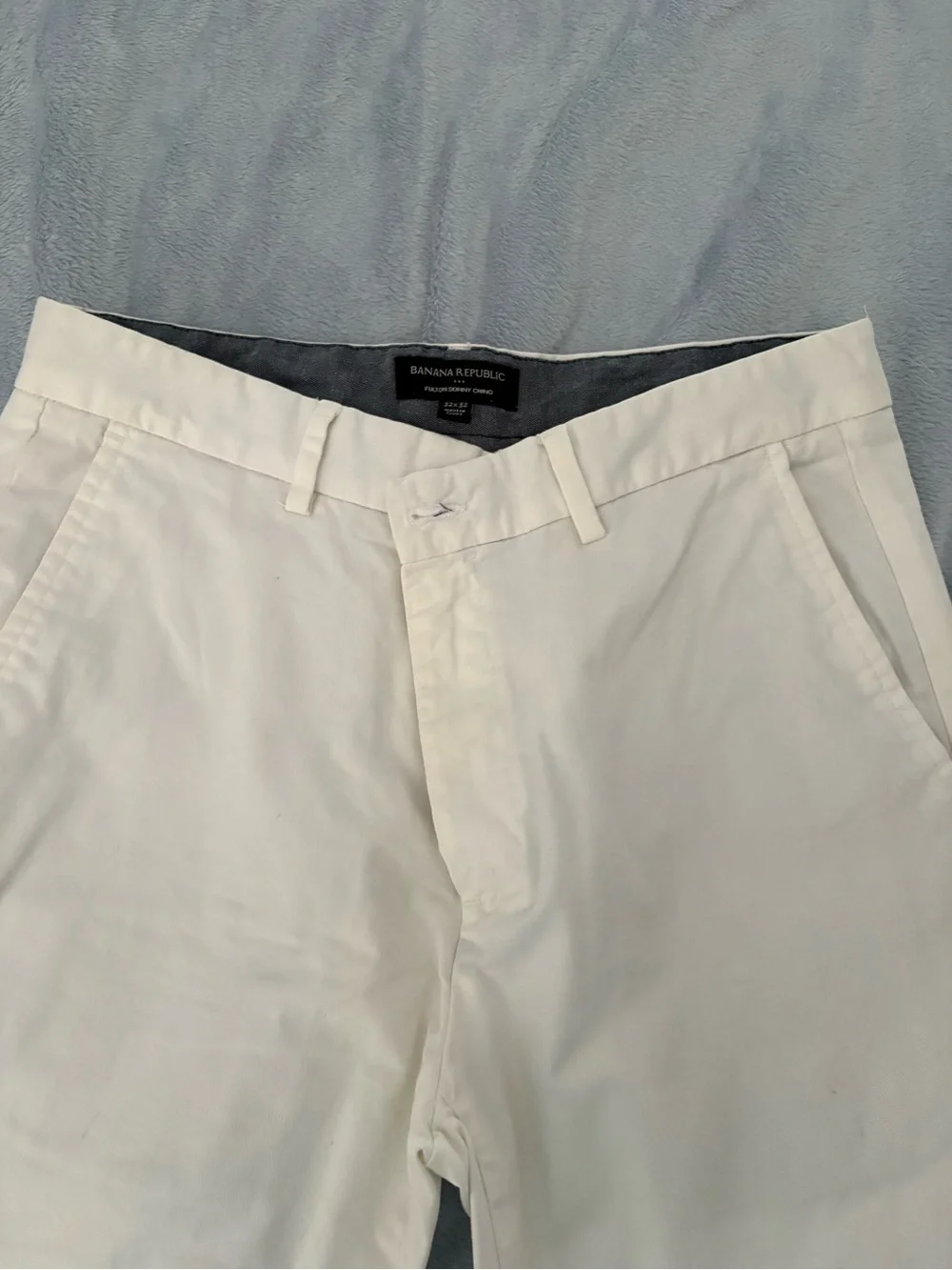 Men's Classic white Chino Pants - Tailored Fit